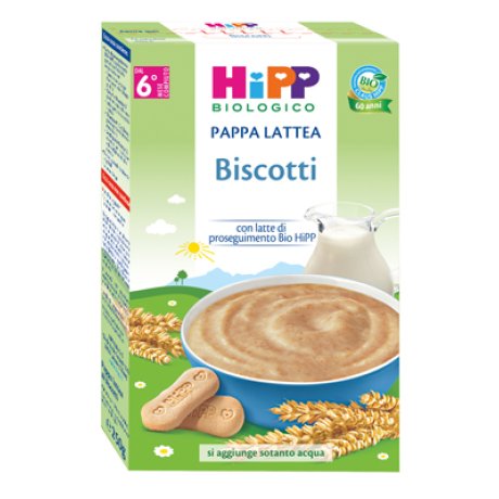 HIPP BIO PAP LATTEA BISC 250G
