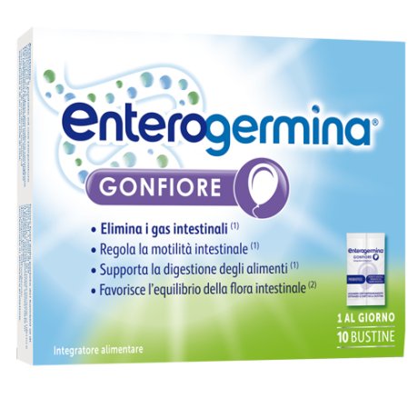ENTEROGERMINA GONFIORE 10 BUSTINE BIPARTITE ENTEROGERMINA GONFIORE 10 BUSTINE BIPARTITE