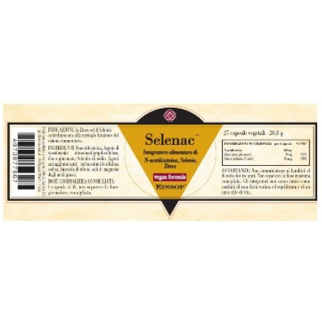 SELENAC EINSOF 27 CAPSULE VEGETALI SELENAC EINSOF 27 CAPSULE VEGETALI