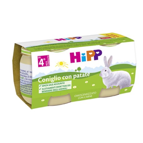 OMOG.HIPP CONIGLIO/PATATE  2X80G