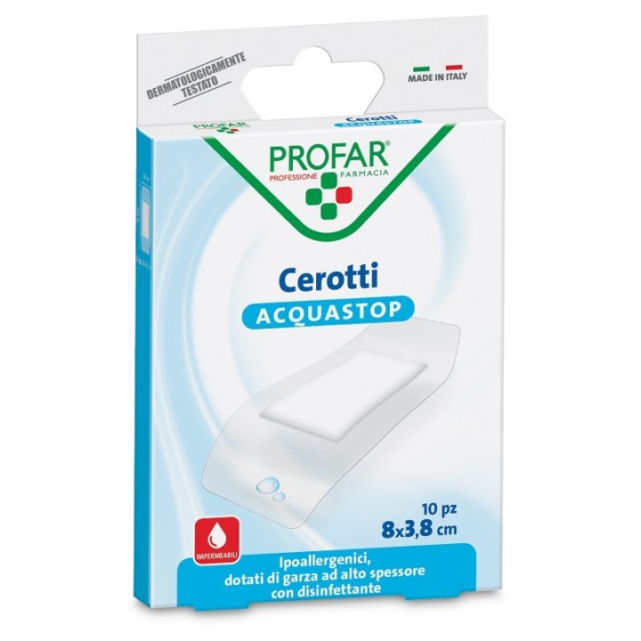 ACQUASTOP SUPER 8X3,8 CM 10 CEROTTO