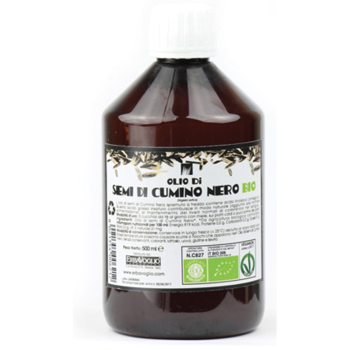 OLIO SEMI CUMINO NERO BIO 500ML