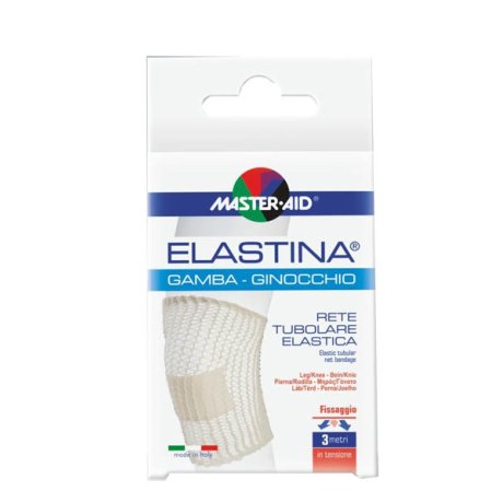 RETE TUBOLARE ELASTICA IPOALLERGENICA MASTER-AID ELASTINA GAMBA/GINOCCHIO 3 MT IN TENSIONE CALIBRO 5 CM RETE TUBOLARE ELASTICA IPOALLERGENICA MASTER-AID ELASTINA GAMBA/GINOCCHIO 3 MT IN TENSIONE CALIBRO 5 CM
