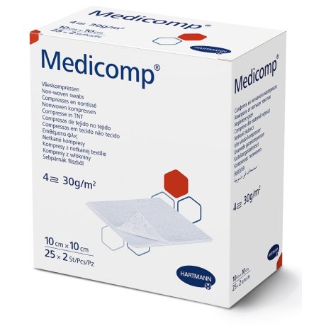 GARZA MEDICOMP TNT 10X10CM 50P
