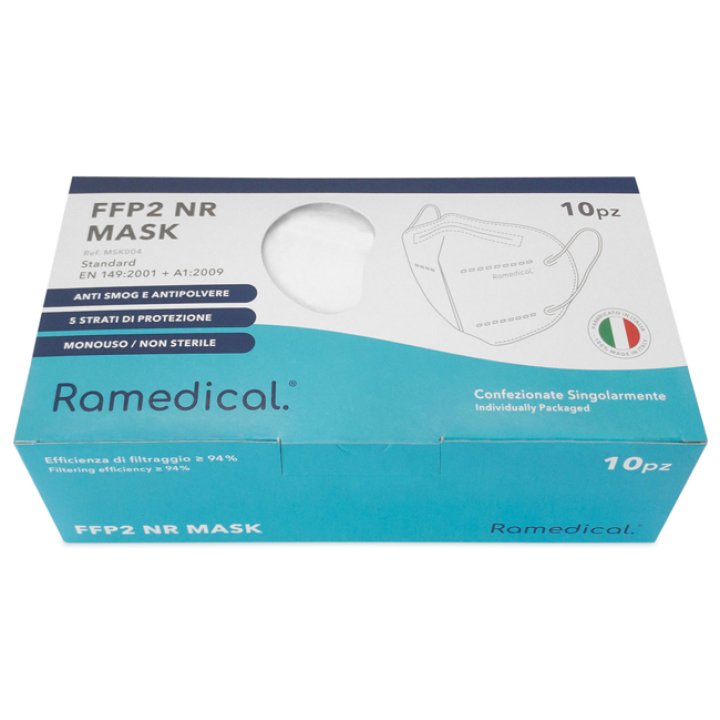 MASK004 MASCHERINA FFP2 BIANCX10