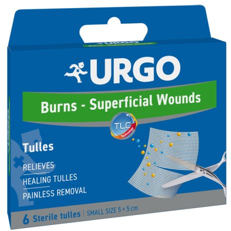 URGO GARZA FERITE/UST 5X5 6PZ<
