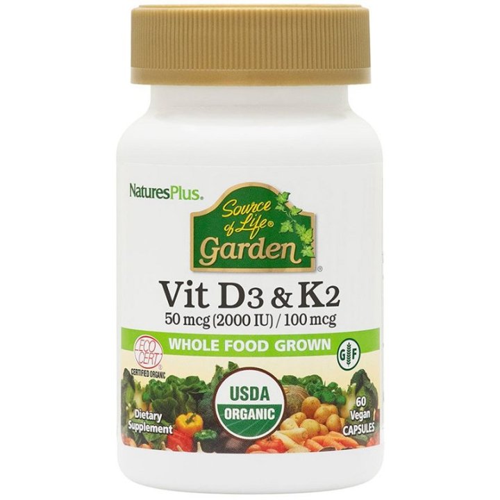 VITAMINA D3 E K2 50MCG 60CPS