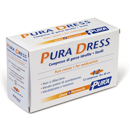 PURA DRESS GARZA COT.18X40CM X12