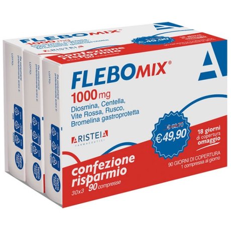 FLEBOMIX 1000MG TRI-PACK 90CPR