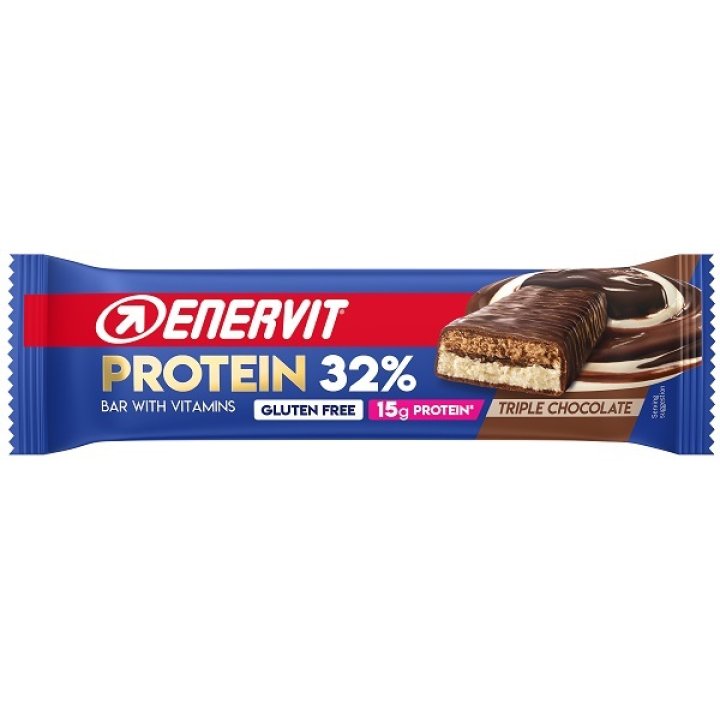 ENERVIT SPORT PROT.BAR 32% TRIPL