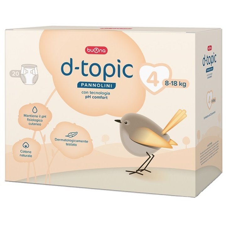 DTOPIC PANNOLINI 4 20PZ DTOPIC PANNOLINI 4 20PZ
