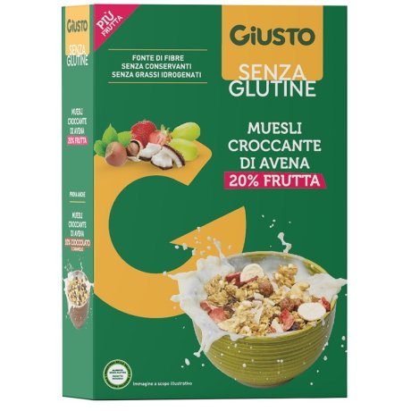 GIUSTO S/G MUESLI AVE/FRUT275G GIUSTO S/G MUESLI AVE/FRUT275G