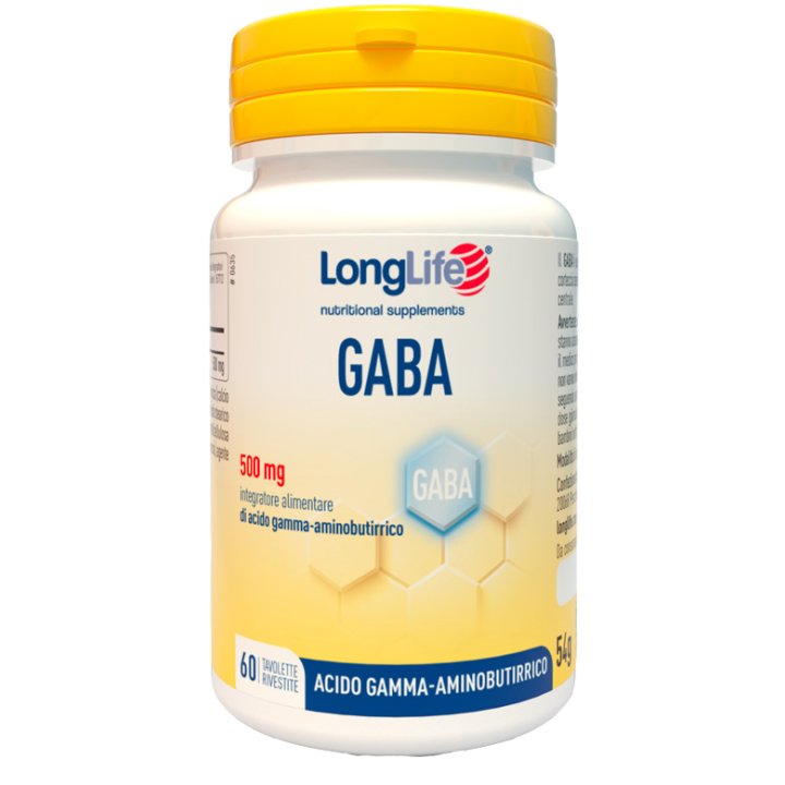 LONGLIFE GABA 500MG 60TAV LONGLIFE GABA 500MG 60TAV