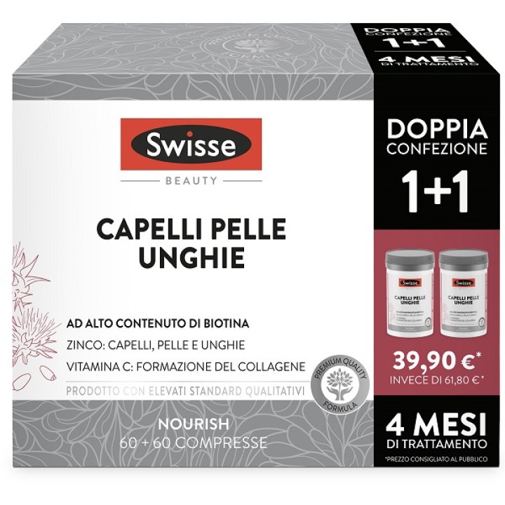 SWISSE CAPELLI PELL.60CPR BIPACK