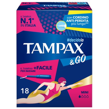 TAMPAX &GO MINI             18PZ