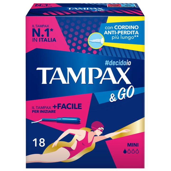 TAMPAX &GO MINI             18PZ