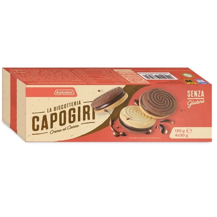 AGLUTEN CAPOGIRI CR CACAO 120G AGLUTEN CAPOGIRI CR CACAO 120G