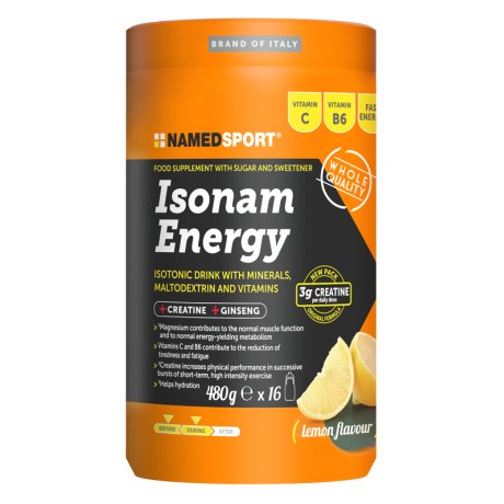 ISONAM ENERGY LEMON         480G
