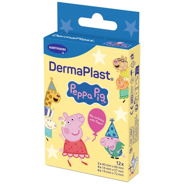 DERMAPLAST CER.PEPPA PIG 3F.X12 DERMAPLAST CER.PEPPA PIG 3F.X12