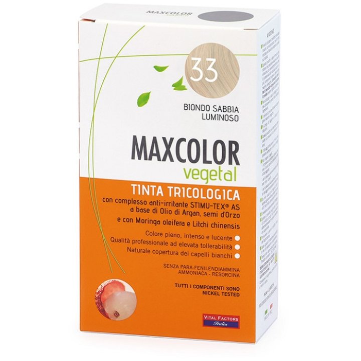 MAXCOLOR 33 VEGET BIO SABBIA LUC MAXCOLOR 33 VEGET BIO SABBIA LUC