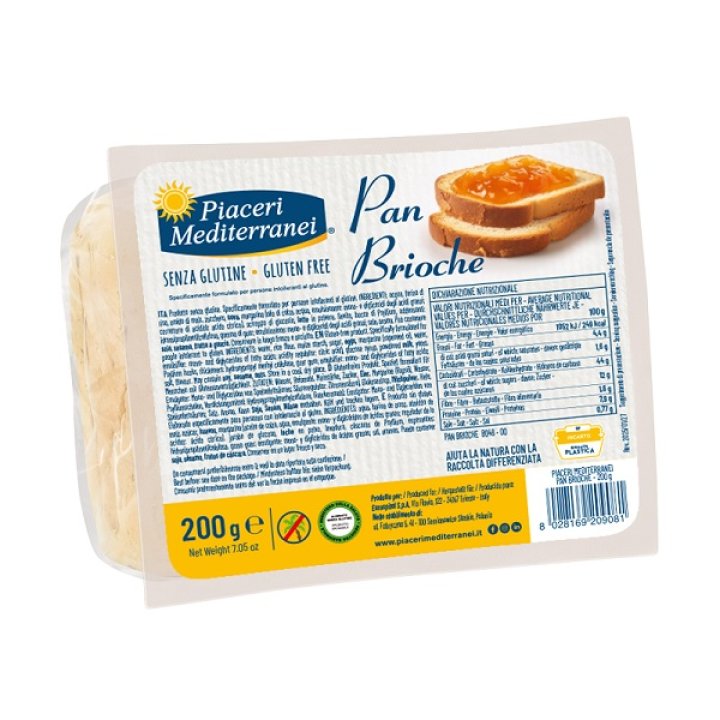 PIACERI MEDIT.PAN BRIOCHE   200G