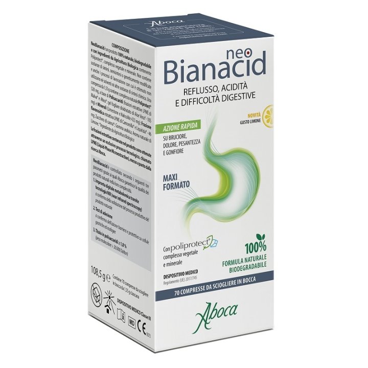 NEOBIANACID LIMONE 70CPR MASTIC.