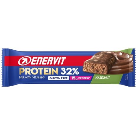 ENERVIT SPORT PROT.BAR 32% HAZ