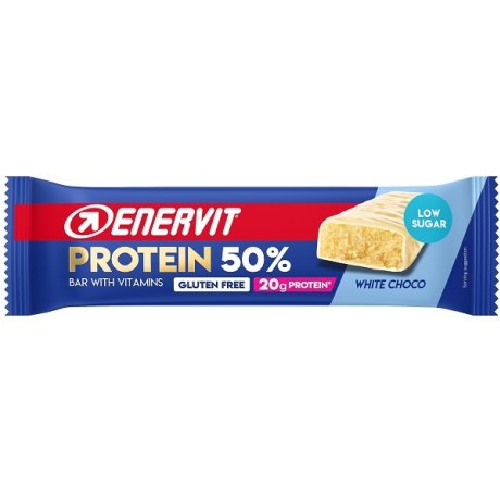 ENERVIT SPORT PROT.BAR 50% WHI