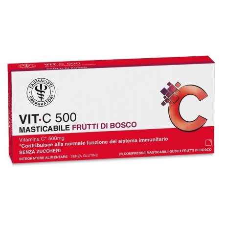 LFP VIT C 500 MASTIC FRUT20CPR