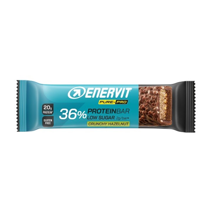 ENERVIT PP BAR.36% HAZELNUT  55G
