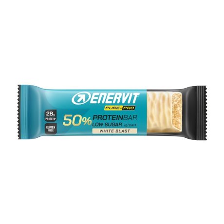 ENERVIT PP BAR.50% WHITE     55G