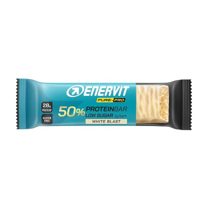 ENERVIT PP BAR.50% WHITE     55G