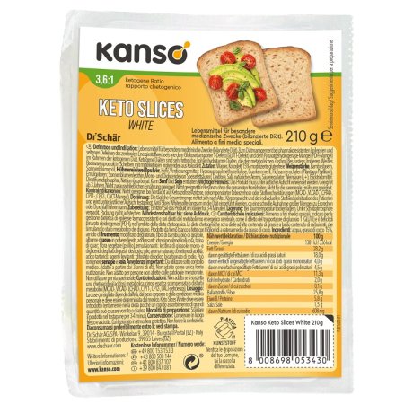 KETO SLICES WHITE 210G