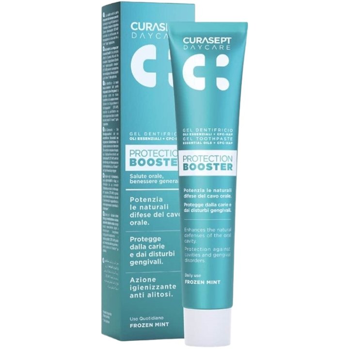 CURASEPT DAYCARE DENTIFRICIO PROTECTION BOOSTER FROZEN MINT75 ML CURASEPT DAYCARE DENTIFRICIO PROTECTION BOOSTER FROZEN MINT75 ML
