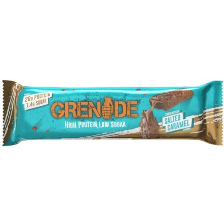 GRENADE SALTED CARAMEL BAR. 60G GRENADE SALTED CARAMEL BAR. 60G