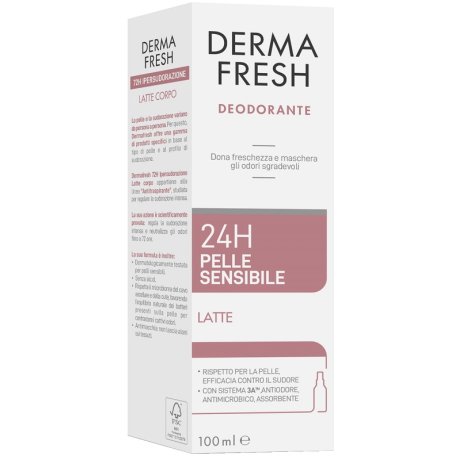 DERMAFRESH 24H P/SENS.LATTE100ML
