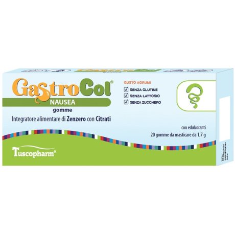 GASTROCOL NAUSEA GOMME 34G