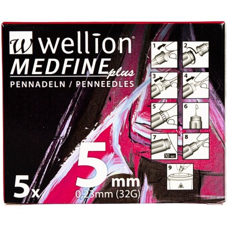 WELLION MEDFINEPLUS 32GX5MM X5 WELLION MEDFINEPLUS 32GX5MM X5
