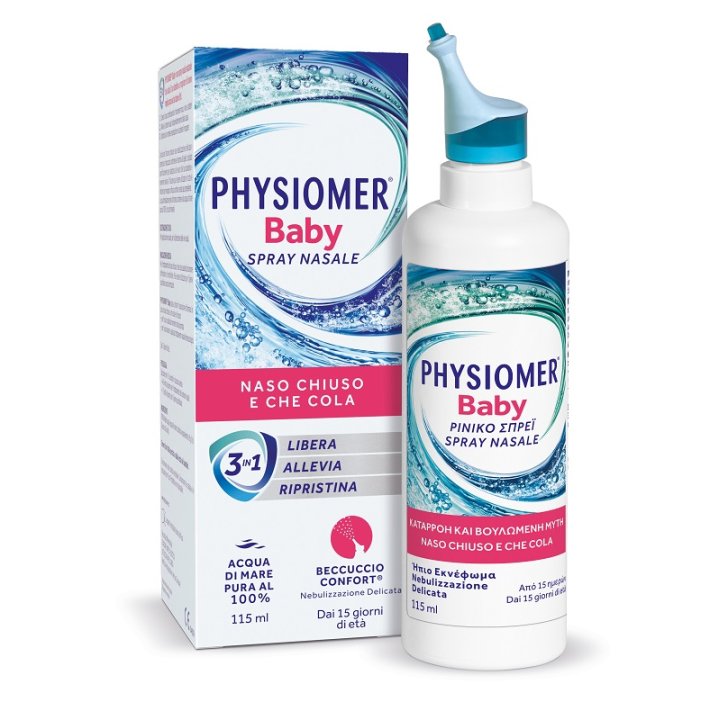 PHYSIOMER BABY SPRAY NASALE115ML PHYSIOMER BABY SPRAY NASALE115ML