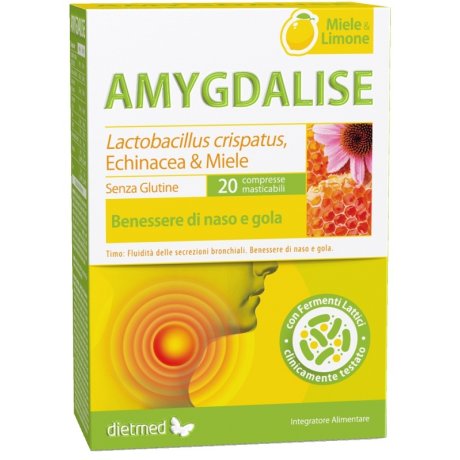 AMYGDALISE MIELE LIMONE 20CPR