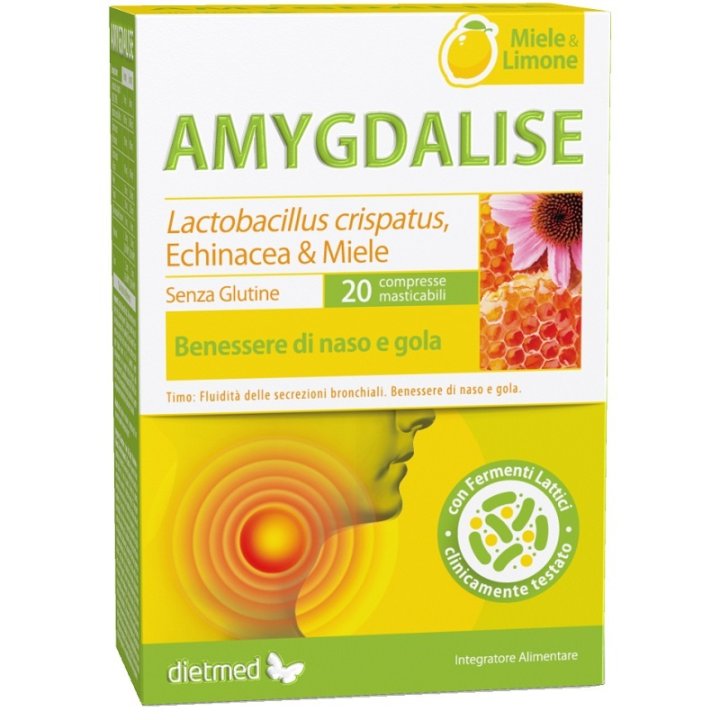 AMYGDALISE MIELE LIMONE 20CPR