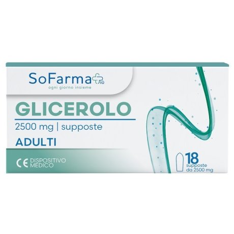 GLICEROLO AD 2250MG 18SUPP SF+