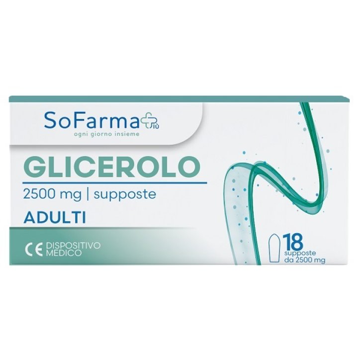 GLICEROLO AD 2250MG 18SUPP SF+