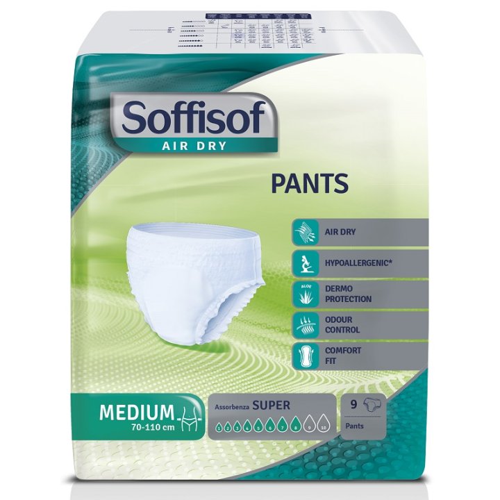 SOFFISOF AIR DRY PANTS SUP.M  X9
