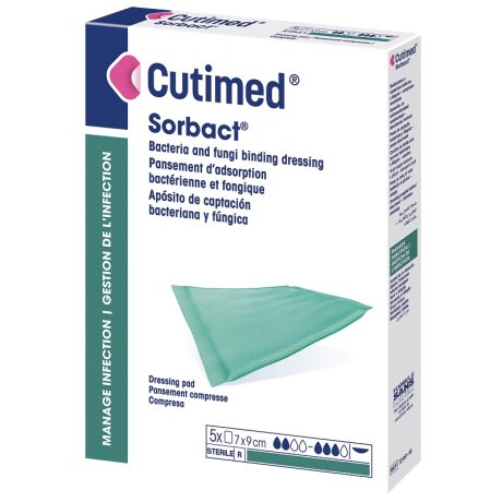 CUTIMED SORBACT PAD   7X 9CM X 5