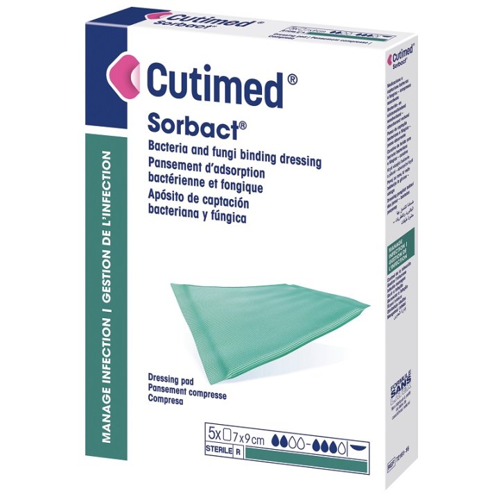 CUTIMED SORBACT PAD 7X 9CM X 5 CUTIMED SORBACT PAD 7X 9CM X 5