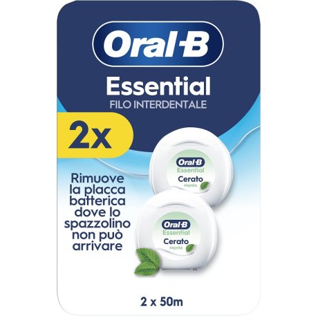 ORALB ESS.FILO CERATO MENTA2X50M