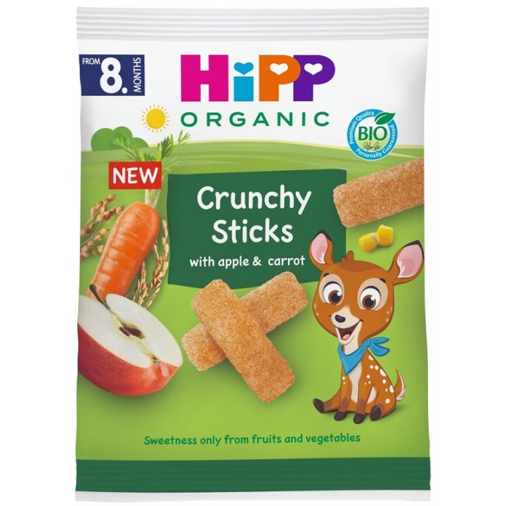 HIPP CRUNCHY STICKS MELA CAR.30G HIPP CRUNCHY STICKS MELA CAR.30G
