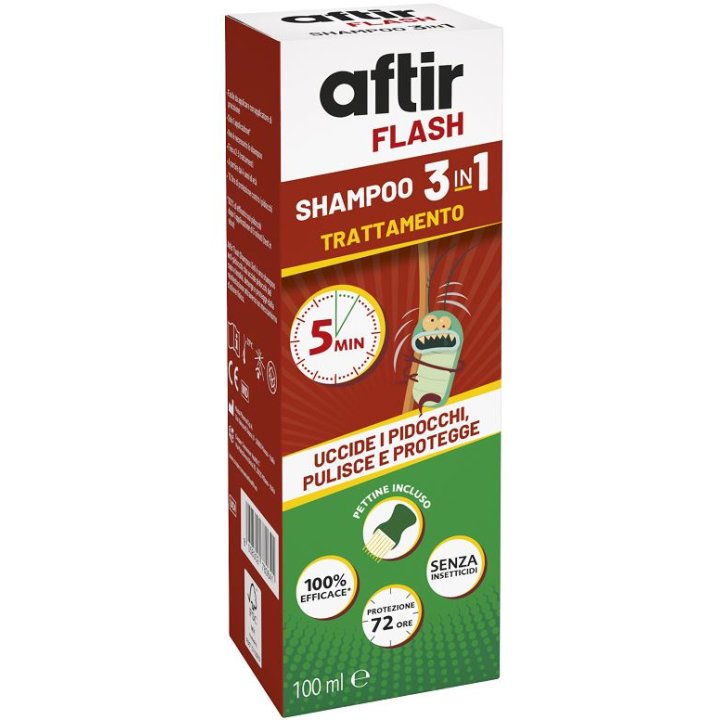 AFTIR FLASH SHAMPOO 3IN1   100ML