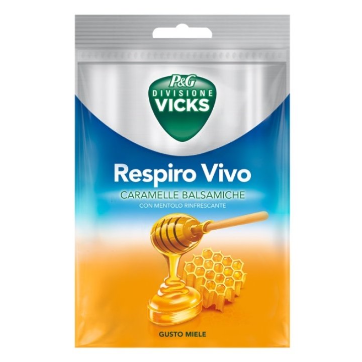 VICKS RESPIRO VIVO CARAM.MIELE